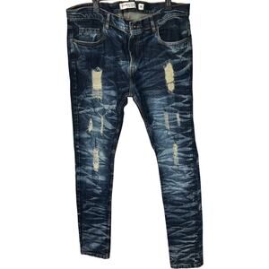 EVOLUTION IN DESIGN Mens Jeans Distressed Size 36 X32
